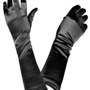 Long Black Gloves
